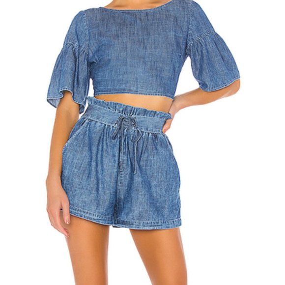 Ladder Back Denim Top BCBG Generation - Picture 4 of 8